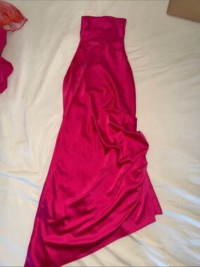 DO+BE Hot Pink Strapless Mini Dress